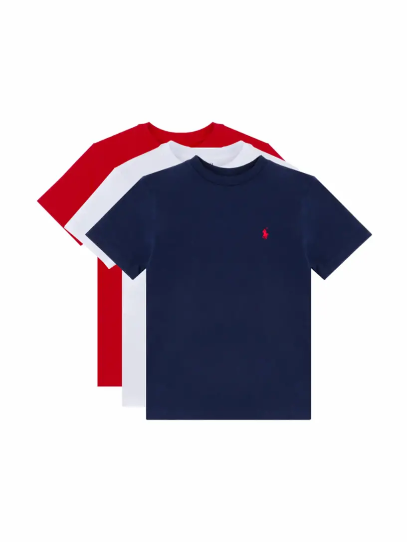 

Набор из трех футболок Ralph Lauren, мультиколор