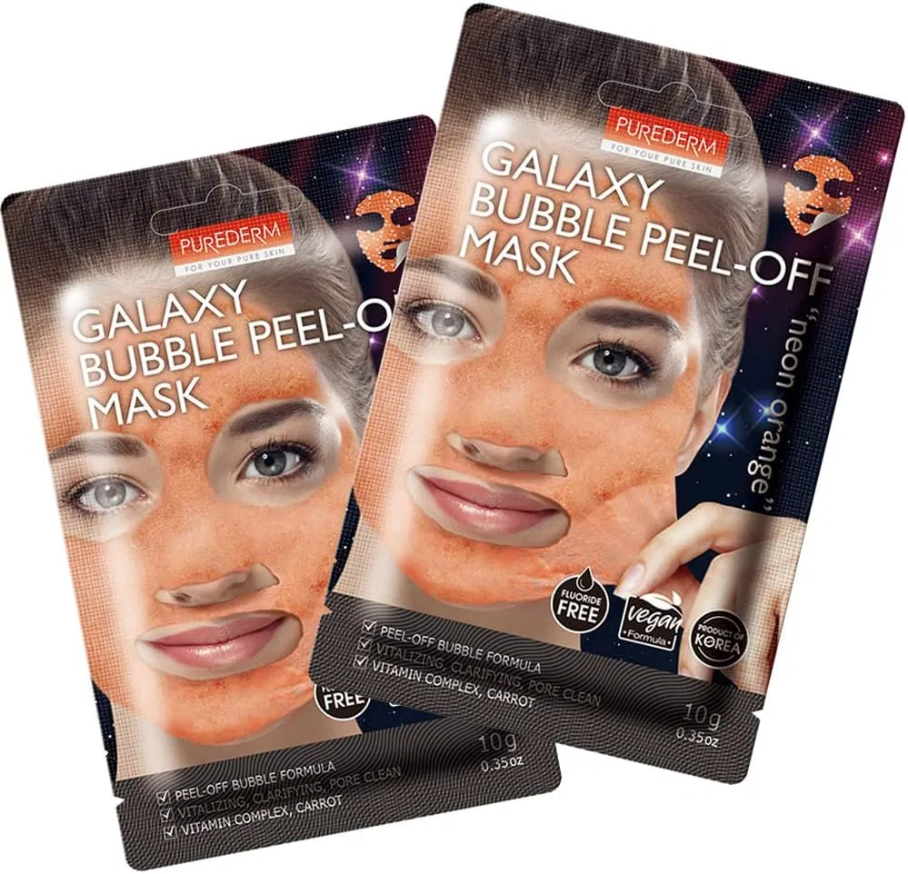 Маска для лица Beauty Sampo — Galaxy Peel Off Foam Gel Pack Neon Orange, . по, 10 мл