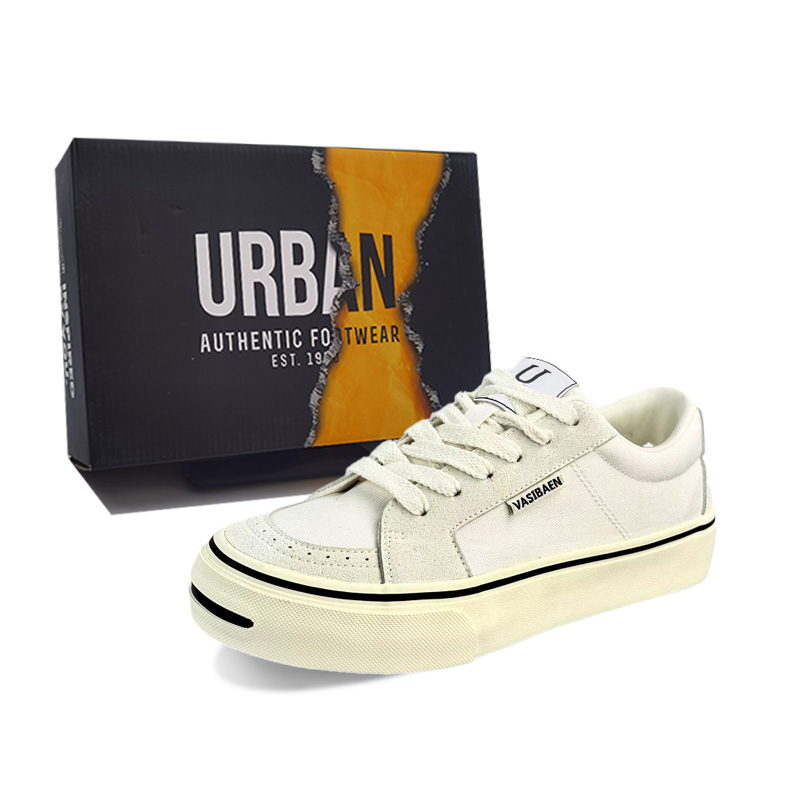 

Кеды Anti Slip Wear Resistant Low Top Canvas Shoes Men's URBAN AUTHENTIC, белый