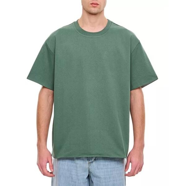 

Футболка double layer t-shirt Bottega Veneta, зеленый