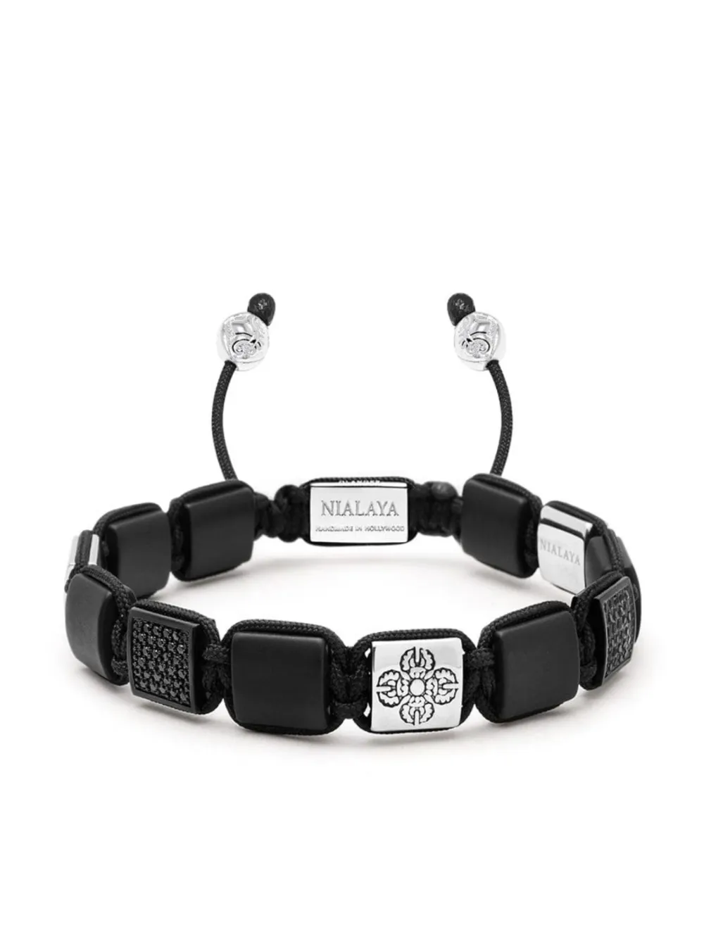 

Браслет The CZ Nialaya Jewelry, серебряный