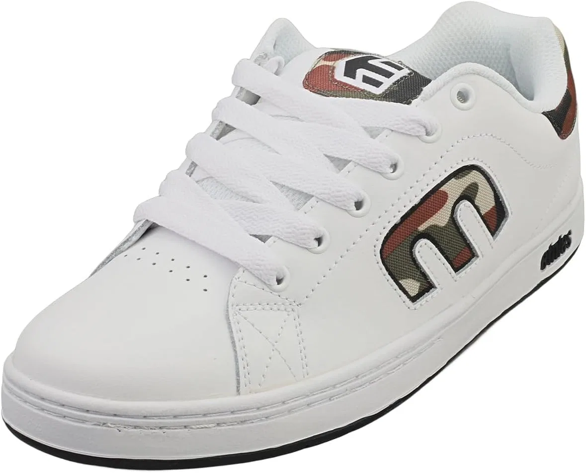 Кроссовки Etnies Callicut Heritage Skate Style с объемным дизайном, массивной подошвой в стиле 90-х, усиленной чашеобразной подошвой и амортизацией, для повседневной носки, White Camo