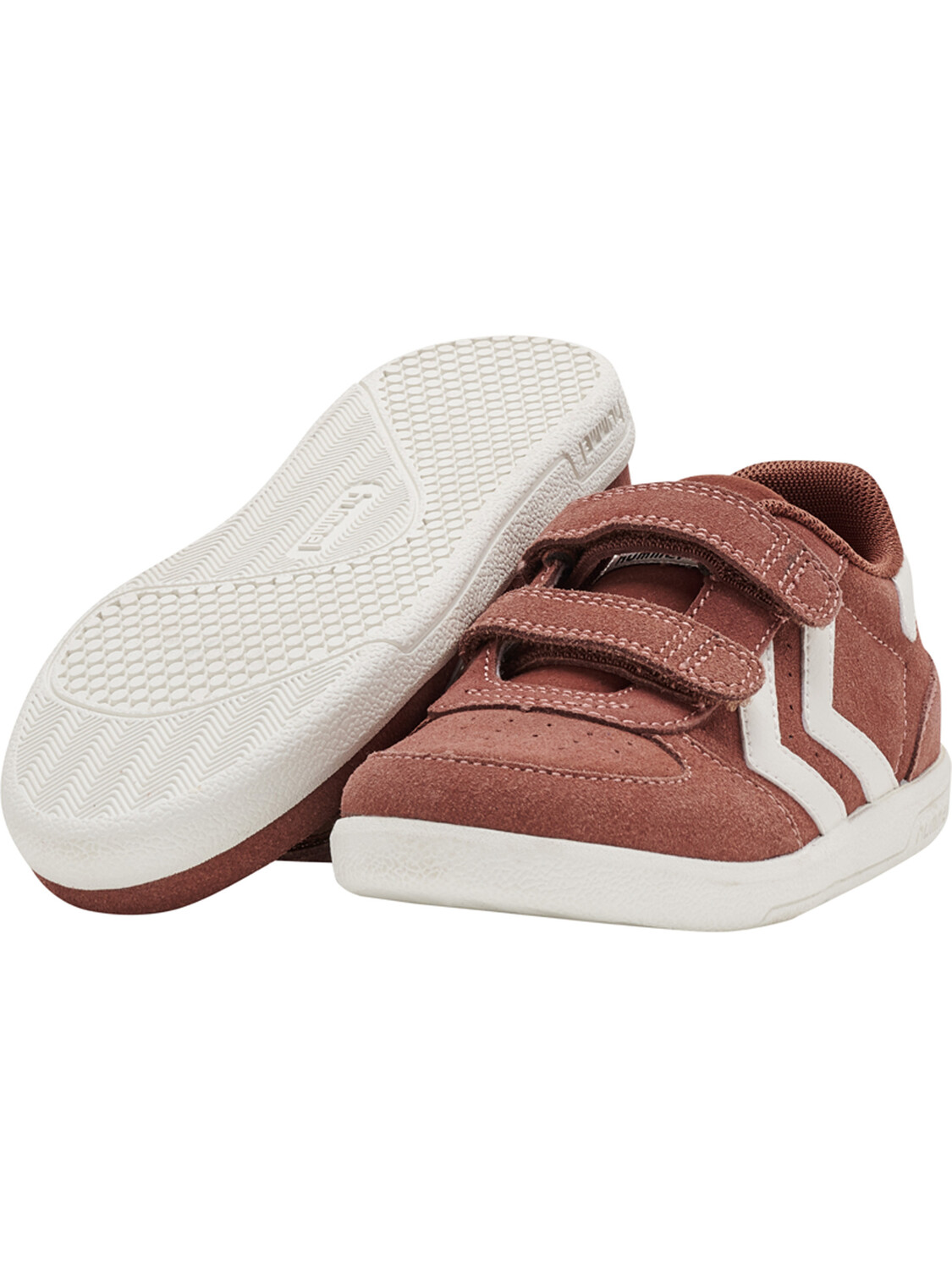 Низкие кроссовки Hummel Victory Suede, цвет COPPER BROWN — фото 4