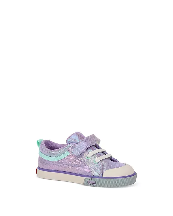 Фиолетовые металлические кроссовки Kristin - для малышей See Kai Run, Purple