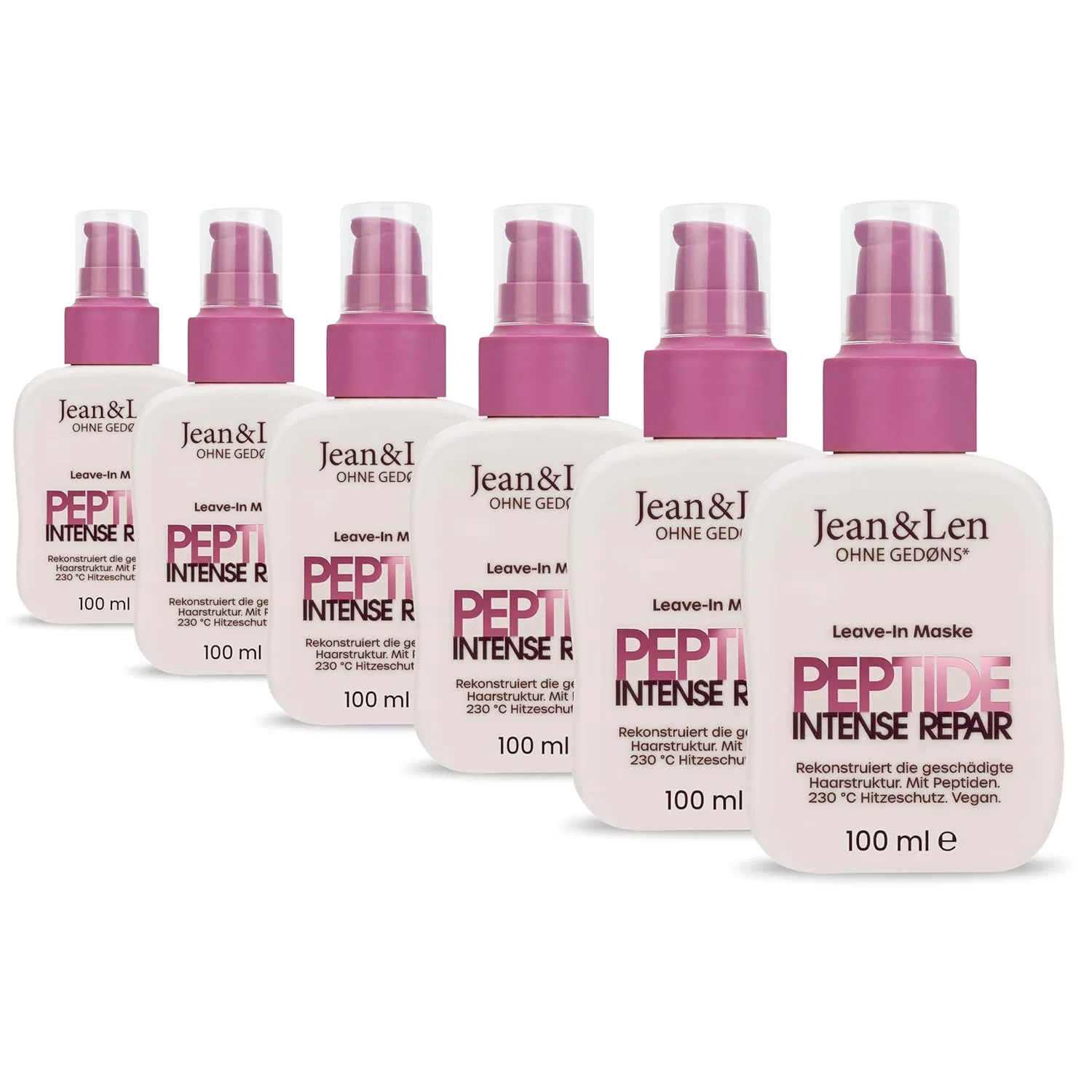 Набор несмываемых масок для волос Jean & Len Peptide Bond Repair, 6 x 100 мл Jean & Len
