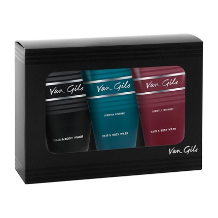 

Gvph Strictly For Men Hair & Shower Gel 3x Geschenkset Van Gils