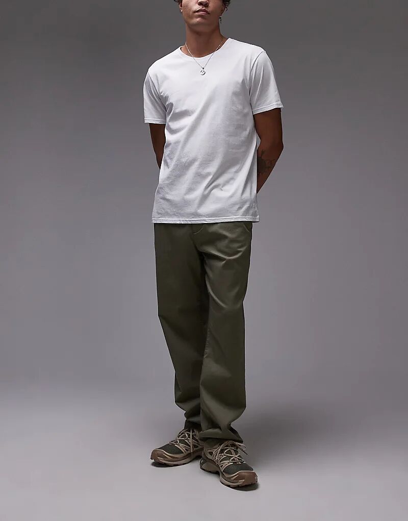 Комплект из 3 футболок Lacoste белого цвета — фото 3