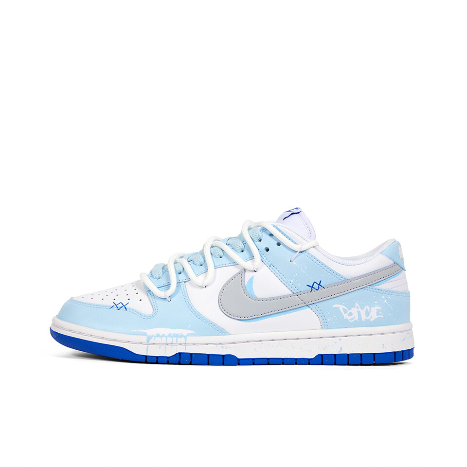 

Кроссовки Nike Dunk Skateboard Shoes Men Low-Top Blue, голубой, Синий, Кроссовки Nike Dunk Skateboard Shoes Men Low-Top Blue, голубой
