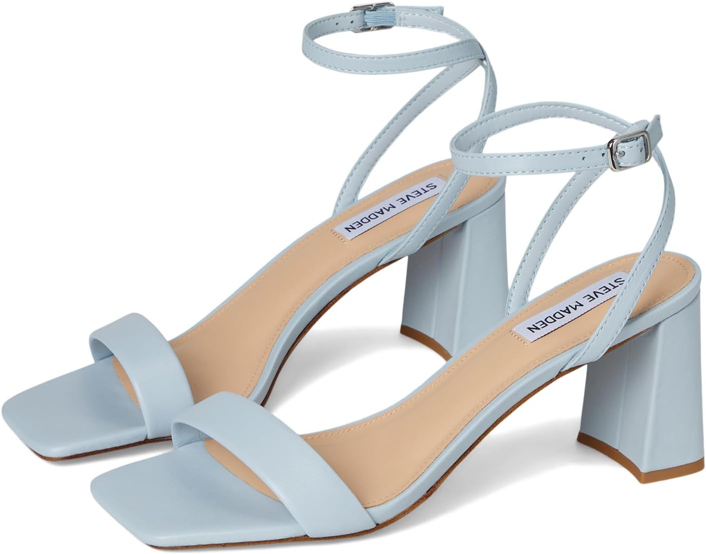 Туфли Steve Madden Luxe, цвет Light Blue Leather