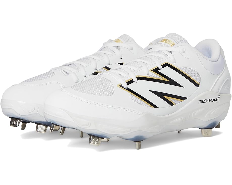 

Кроссовки New Balance Fresh Foam X 3000v7 Baseball Cleats, белый/черный