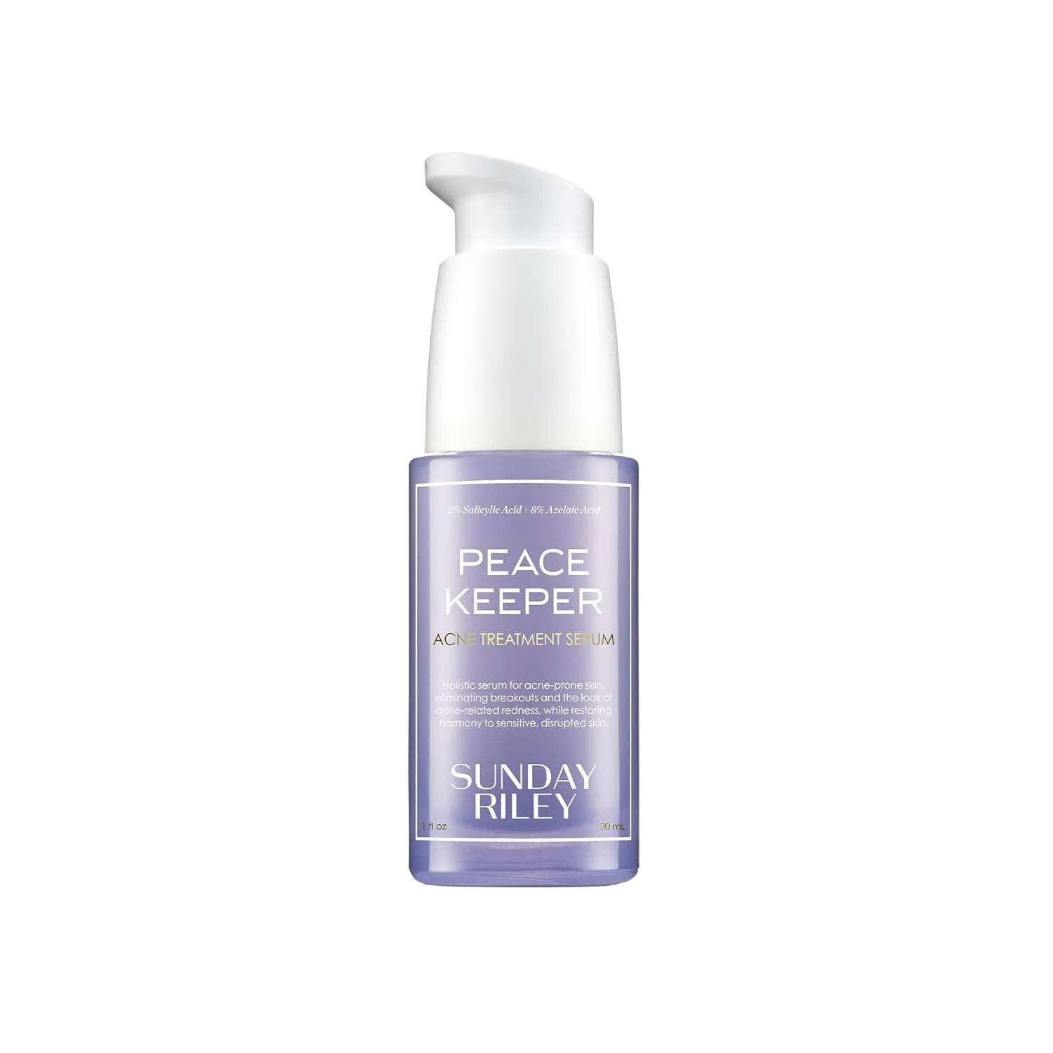 Сыворотка Sunday Riley — Для лечения акне Peacekeeper с азаловой и салициловой кислотой ( .), Off White, 29.6 мл