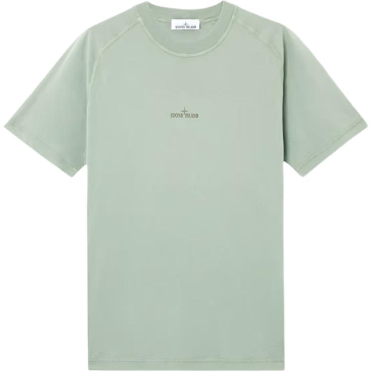Футболка SS25 мужская STONE ISLAND, зеленый — фото 4