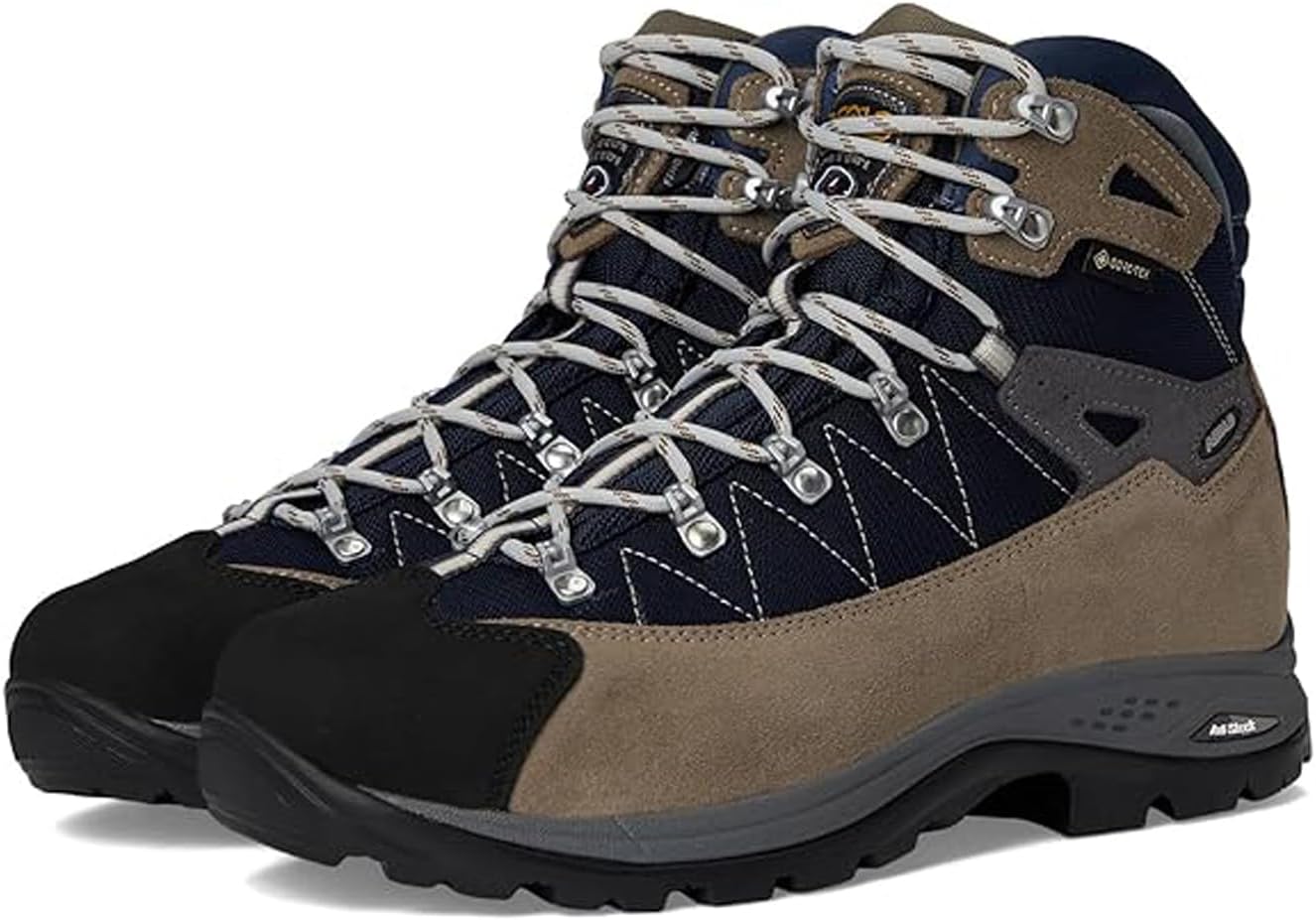 

Мужские трекинговые ботинки ASOLO FINDER GV с водоотталкивающей дышащей легкой подошвой и замшевой верхней частью на высоком голенище, кожаный носок, синий/серый