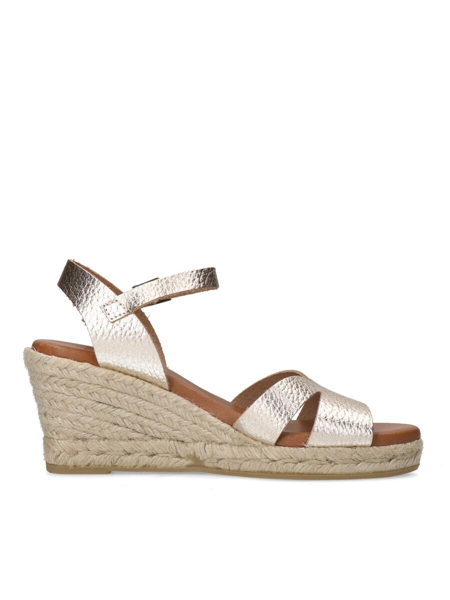 Босоножки на высоком каблуке MANFIELD Sandals, золотой — фото 4