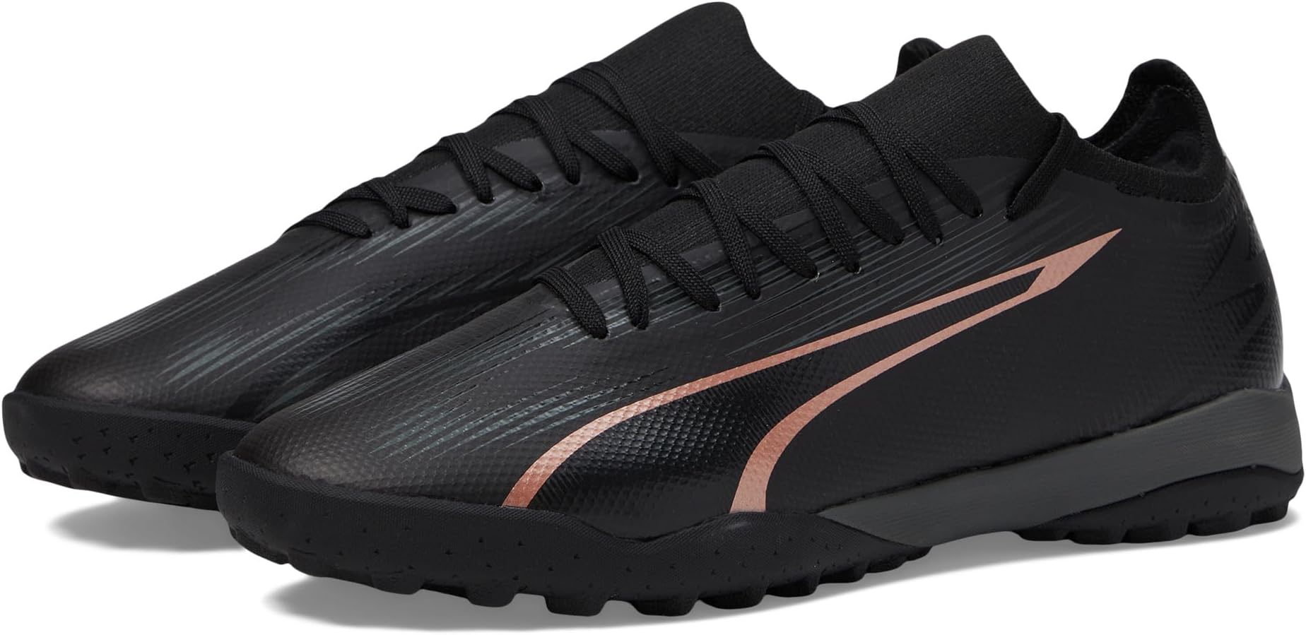 

Кроссовки PUMA Ultra Match Turf Training, цвет Puma Black/Copper Rose