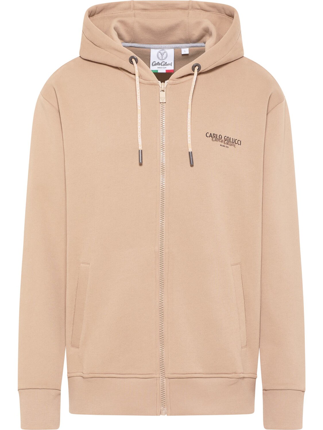 

Толстовка Carlo Colucci Hoodie, бежевый
