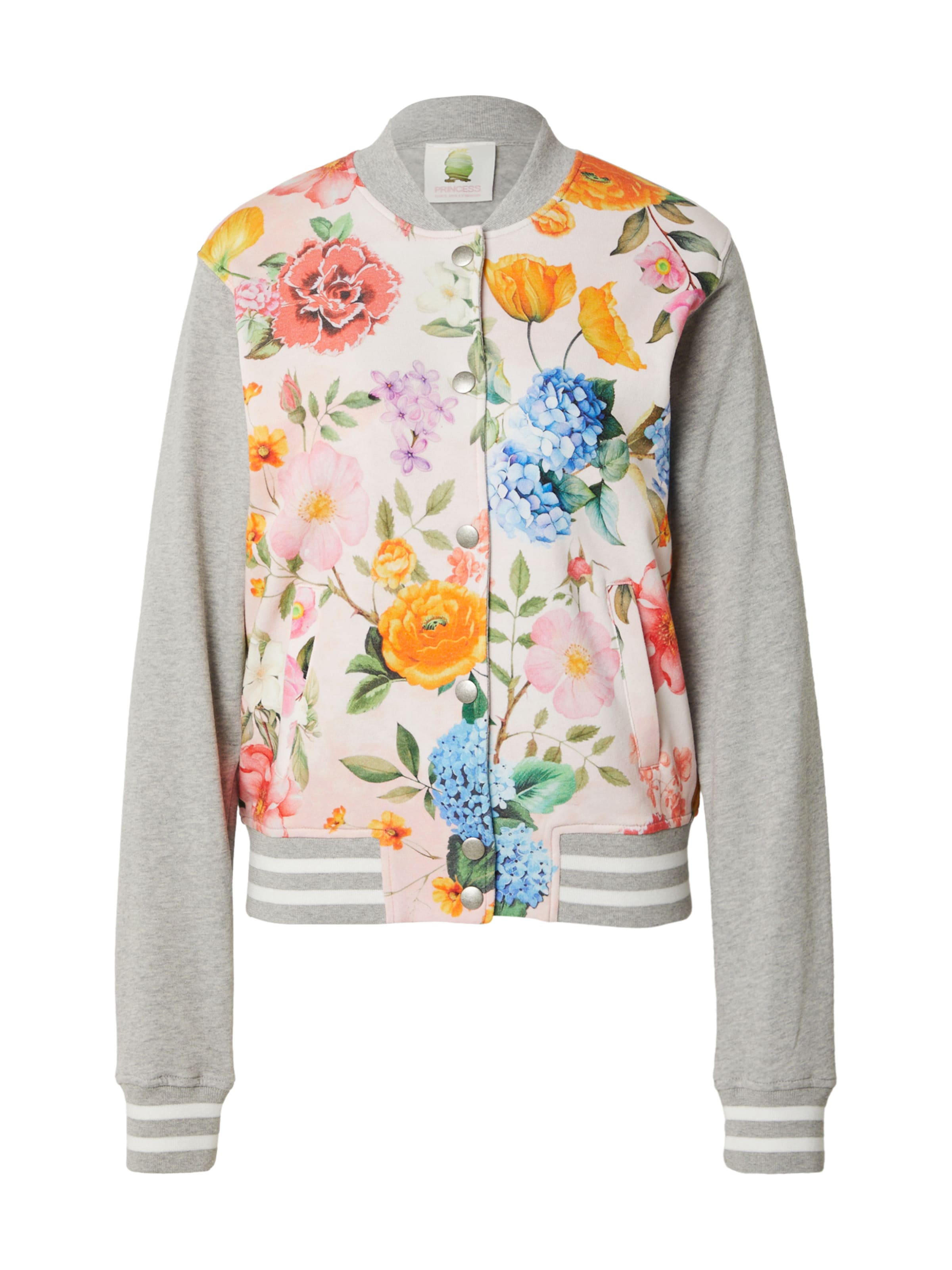 

PRINCESS GOES HOLLYWOOD Худи на молнии в крапчатом сером цвете, Коричневый, PRINCESS GOES HOLLYWOOD Худи на молнии в крапчатом сером цвете