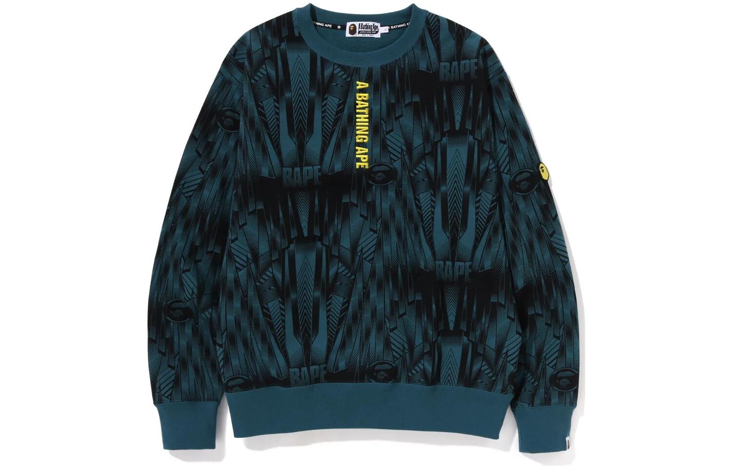 BAPE Speed Racer свободный крой с круглым вырезом A Bathing Ape, синий — фото 3