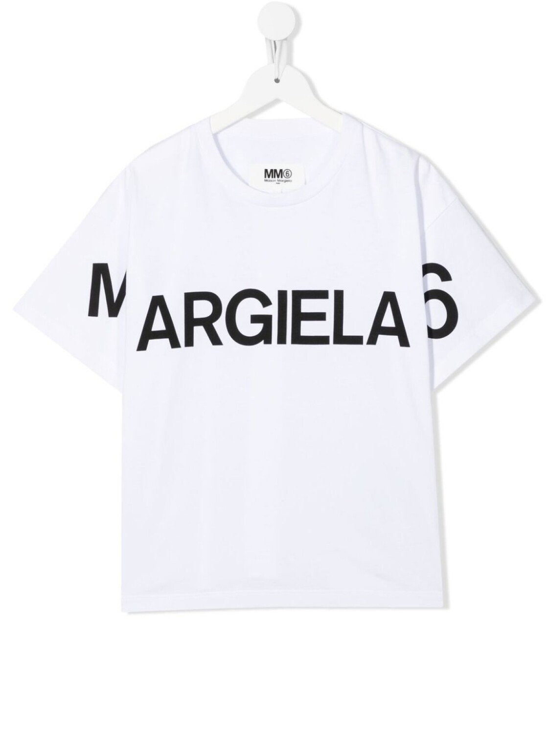 

MM6 Maison Margiela Kids футболка с логотипом, белый