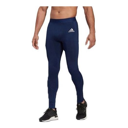 Леггинсы adidas Techfit Warm Tight 'Navy' — фото 2