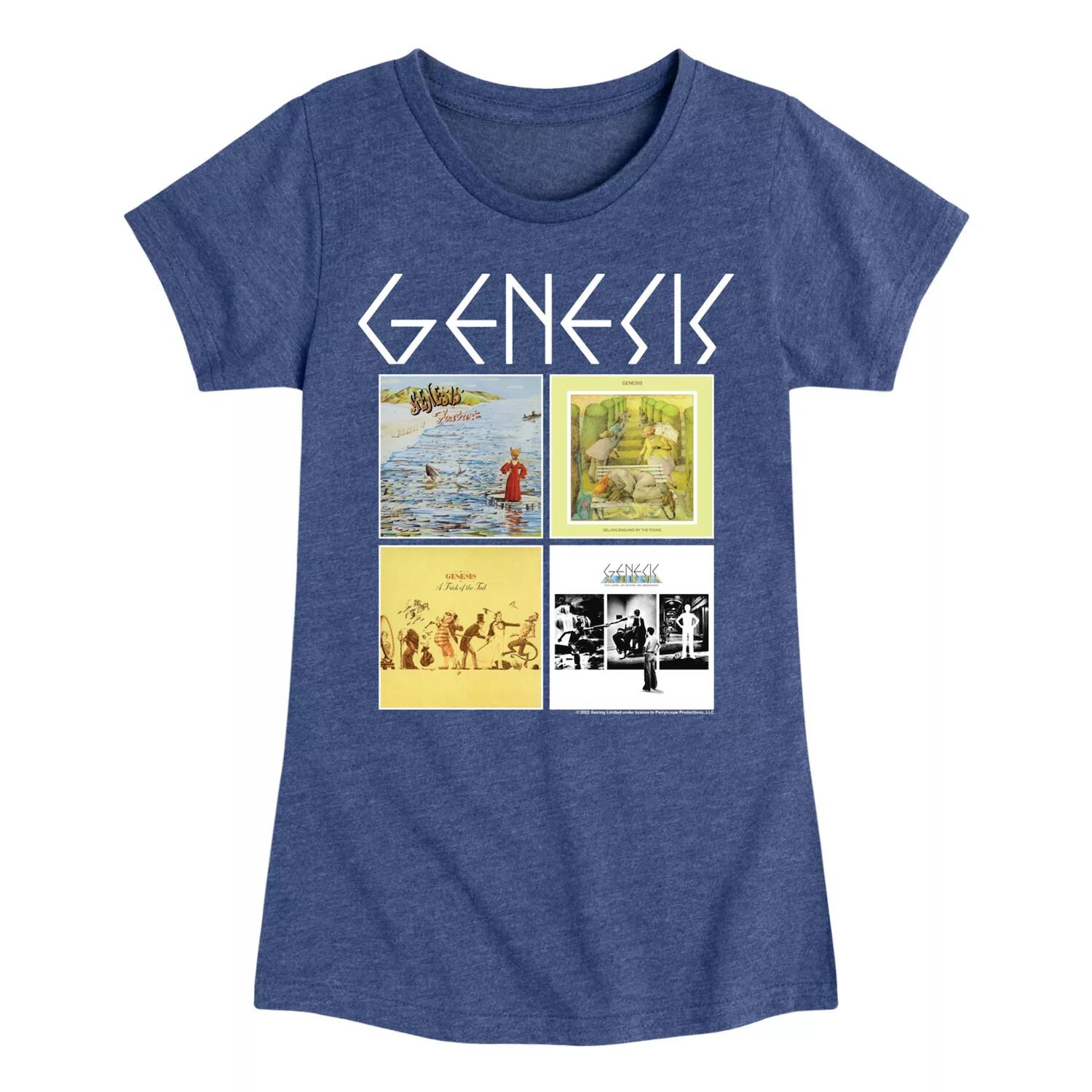 

Футболка Genesis Albums для девочек 7–16 лет Licensed Character, синий
