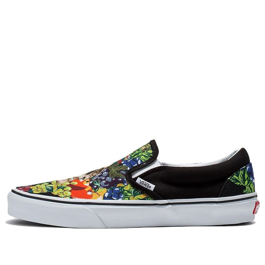 

Кроссовки Vans Classic Slip-On Fruit Skull 'Black Multi', черный