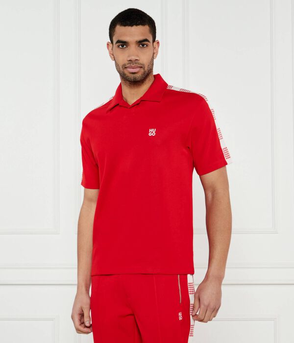 

Рубашка поло Relaxed fit Hugo, красный