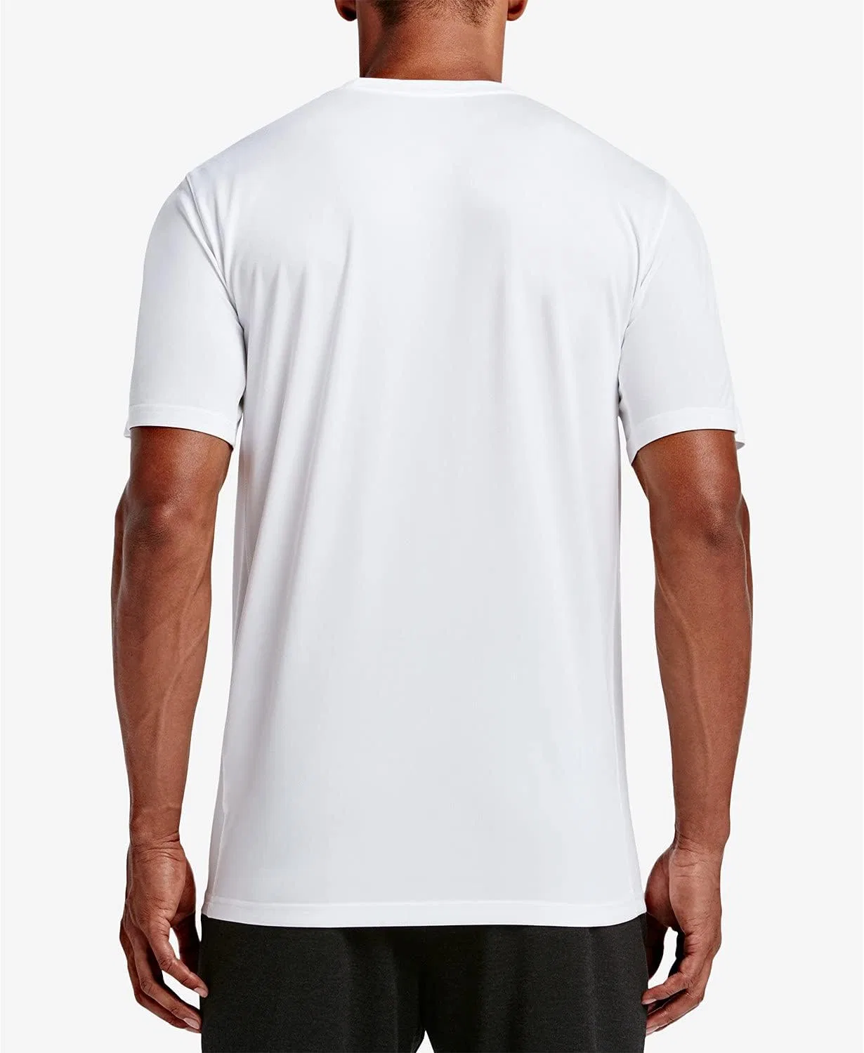 Футболка для тренировок Nike Dri-Fit, белый/черный — фото 2