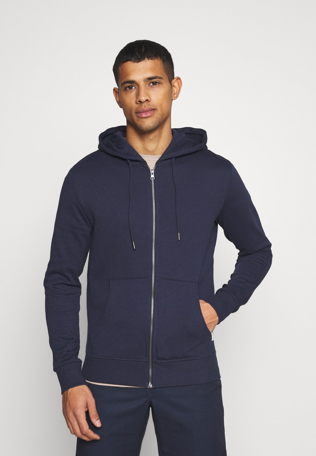 

Толстовка на молнии JJEBASIC NOOS Jack & Jones, темно-синий пиджак