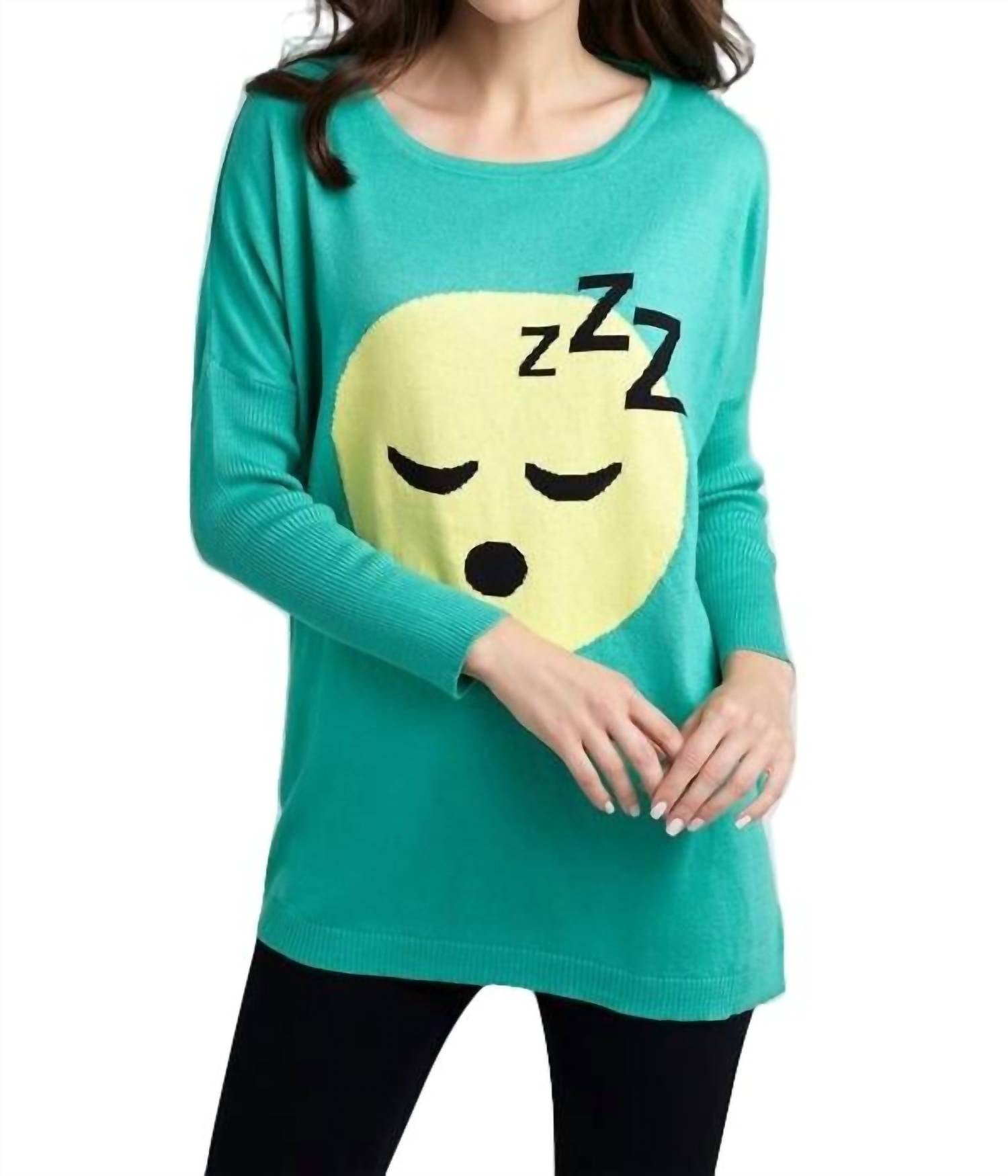 

Сладкие сны Emoji Топ в бирюзовом цвете ANGEL