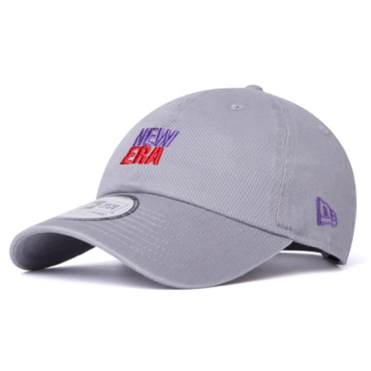 

New Era Хлопковая бейсболка унисекс серая, Gray