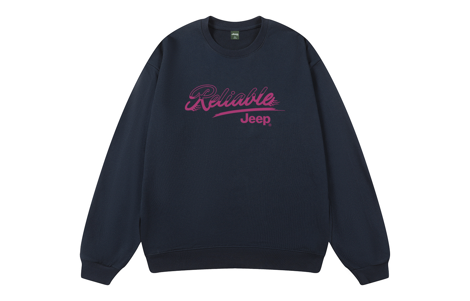 

Свитшот Unisex Crew Neck Moderate Regular Jeep, темно-синий