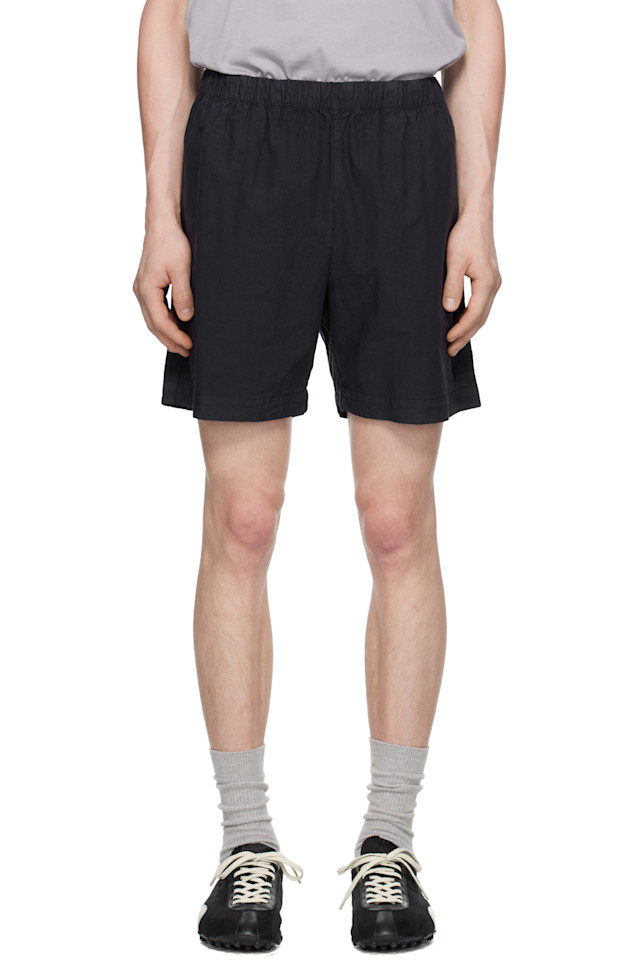 

Хлопковые шорты из тенселя Norse Projects, синий