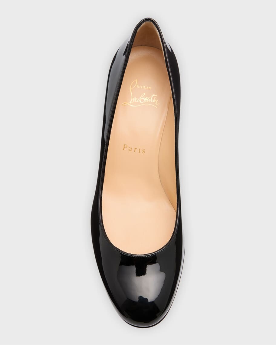 Лакированные туфли-лодочки Miss Sab с красной подошвой Christian Louboutin — фото 4