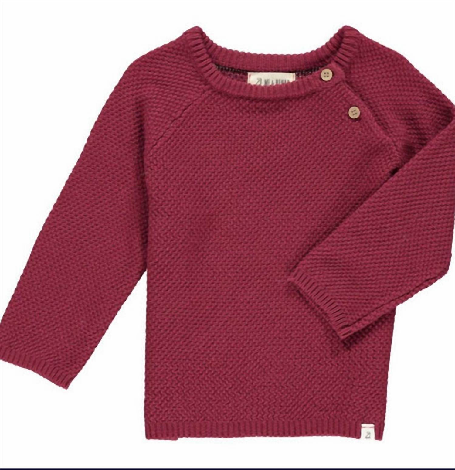 

Свитер для мальчика Roan Cotton, цвет Wine ME & HENRY