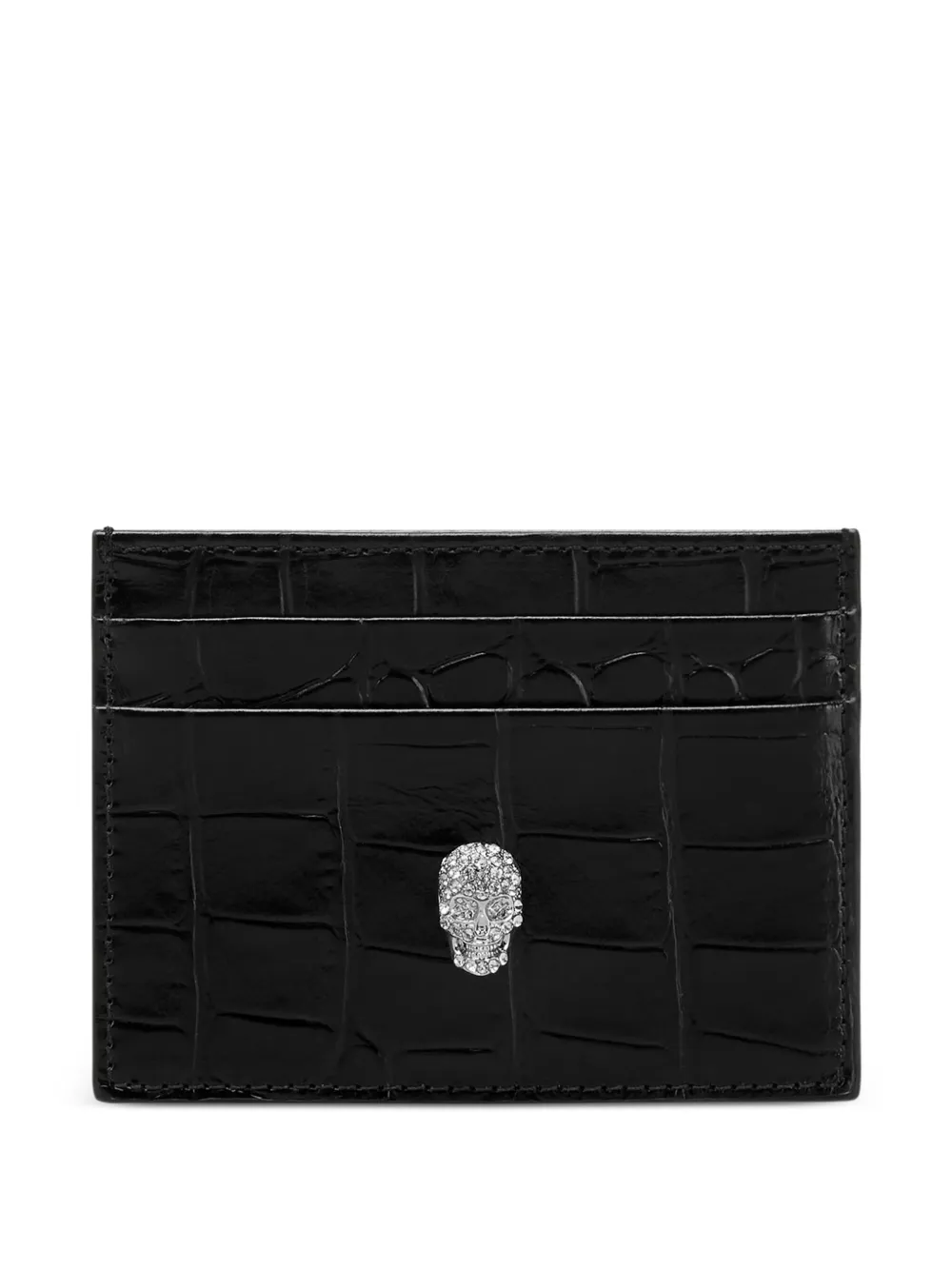 

Картхолдер с декором Skull Philipp Plein, черный