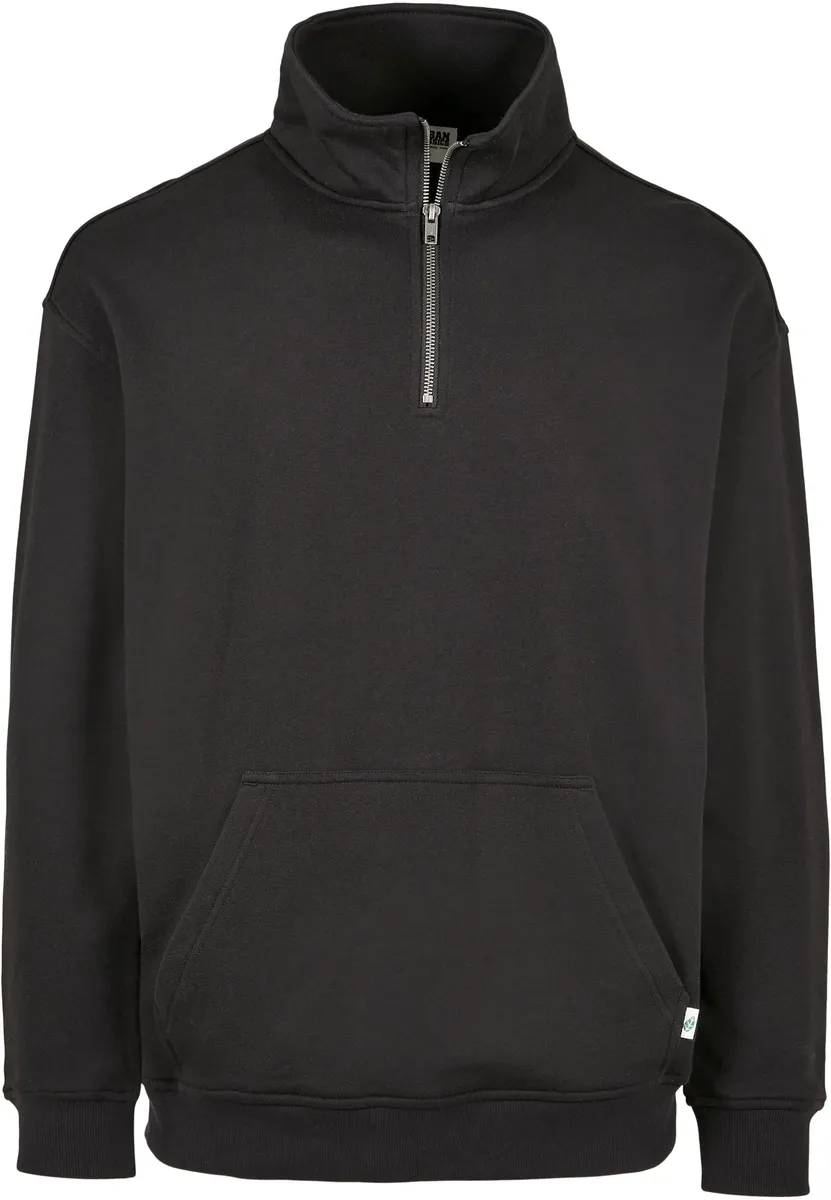 

Свитер с круглым вырезом URBAN CLASSICS " Urban Classics Men's Organic Basic Troyer", черный