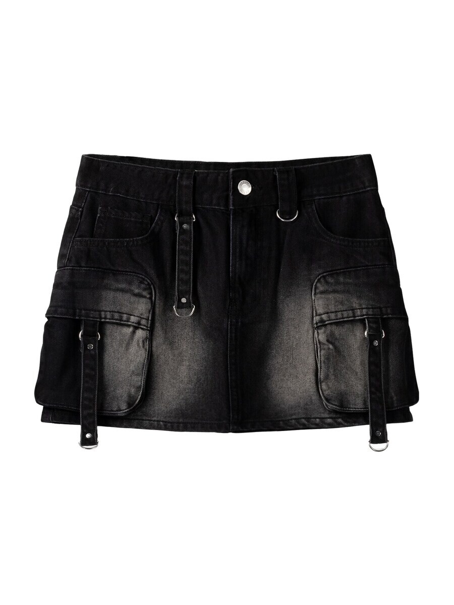 

Юбка мини Bershka Skirt, черный