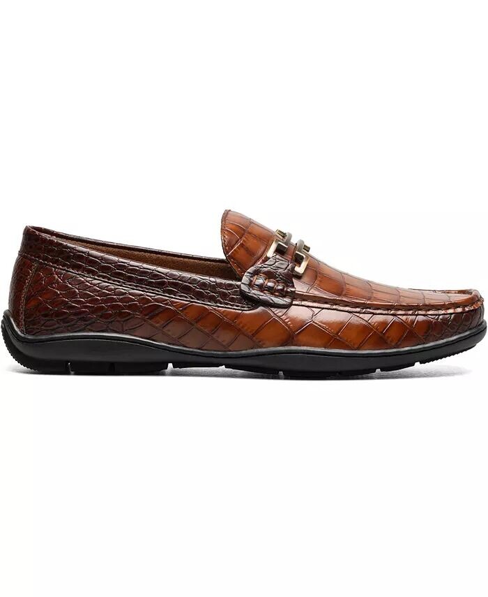Мужские мокасины Embrey Moc Toe Bit Slip On Stacy Adams, коричневый — фото 3