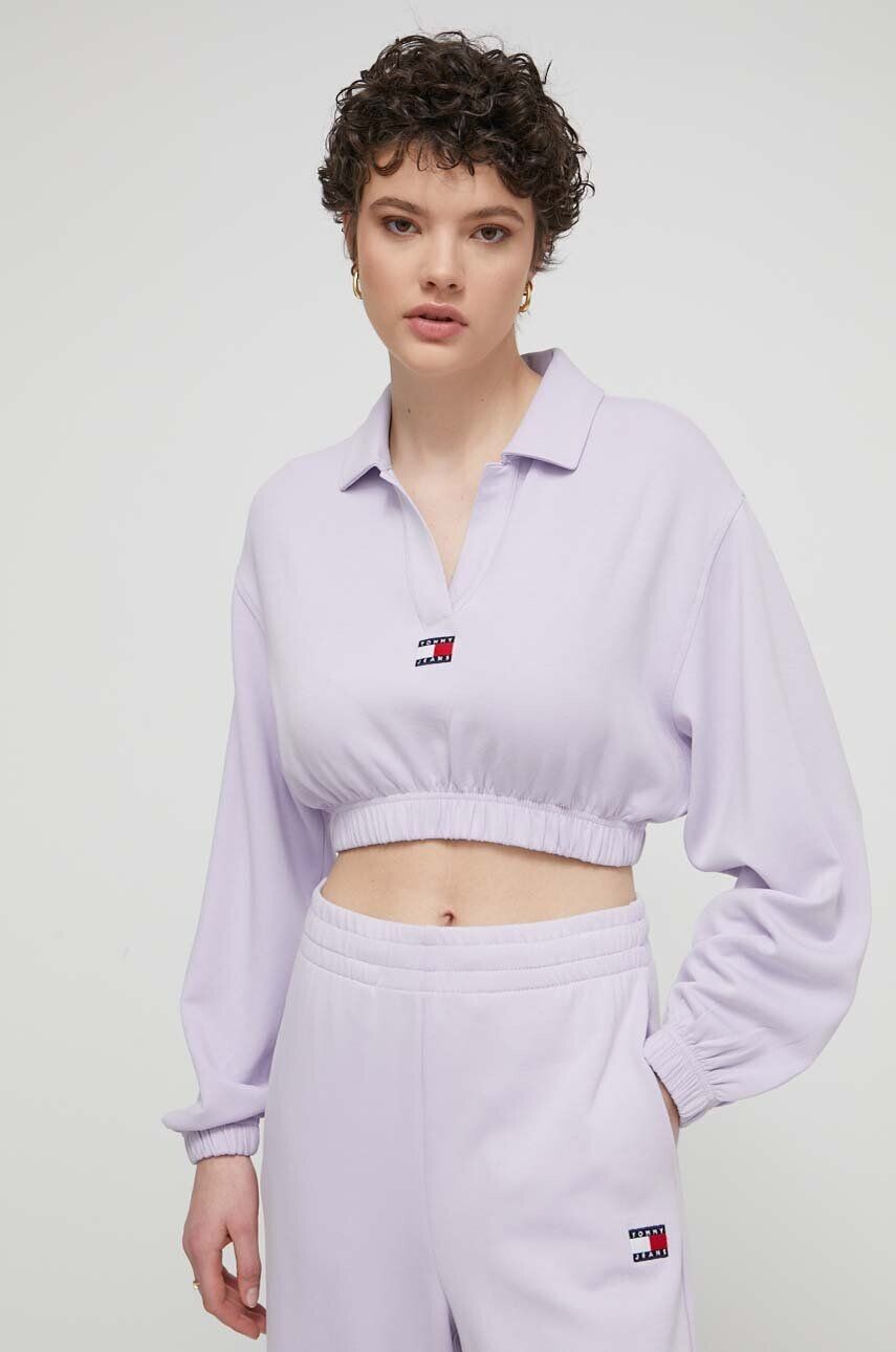 

Толстовка Tommy Jeans, фиолетовый