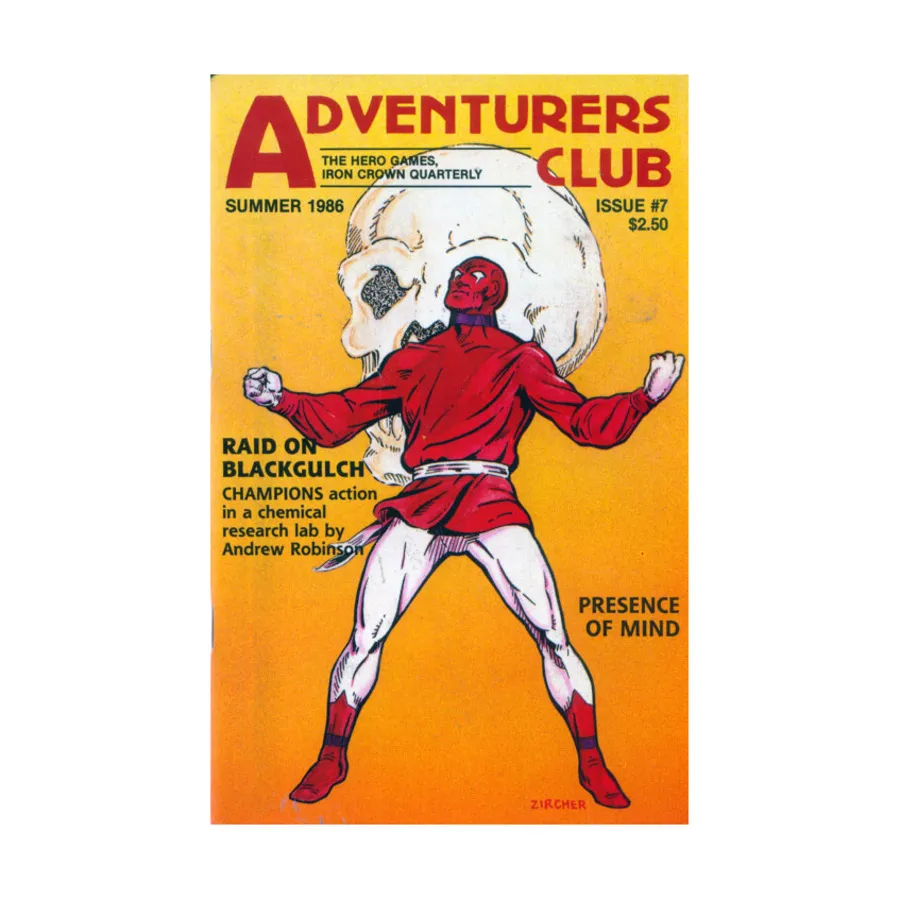 

Журнал #7 "Raid on Blackgulch - Champions Adventure, Presence of Mind", Adventurer's Club Magazine
