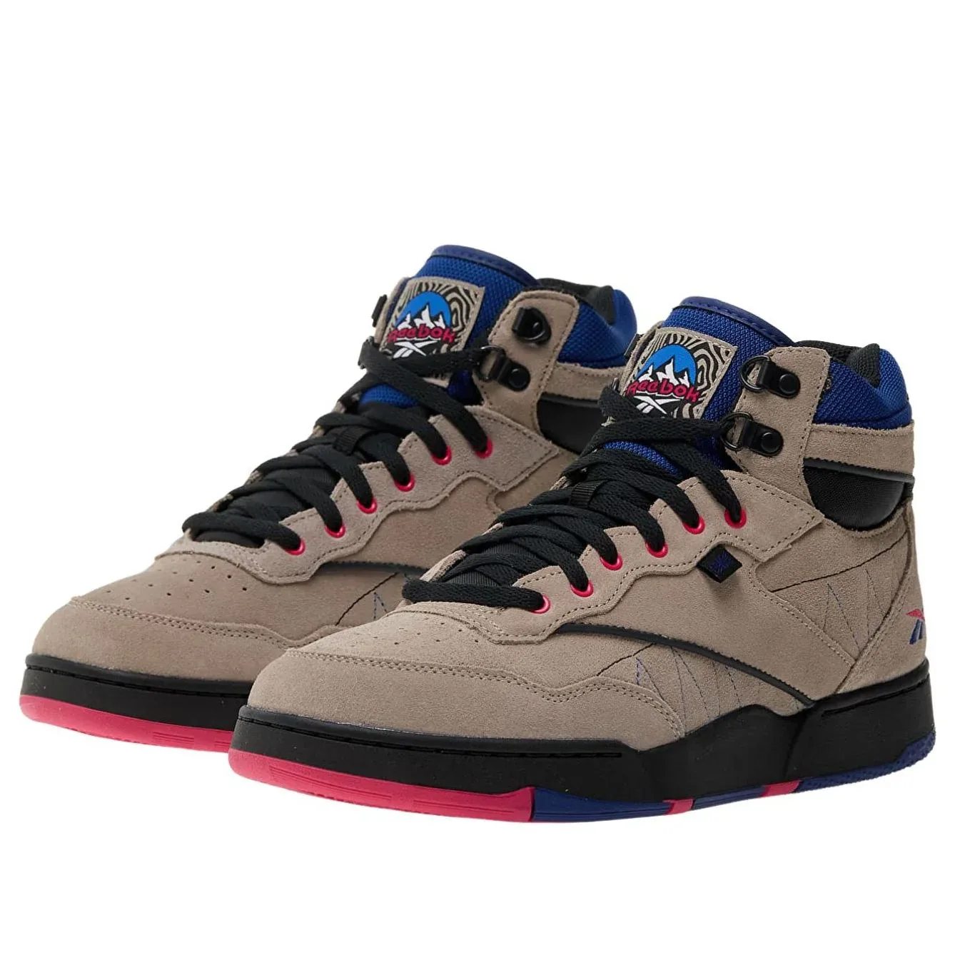 Кроссовки Reebok BB4000 2 Mid 'Ash Cobalt', мультиколор — фото 2