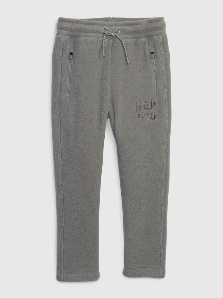 

Флисовые спортивные штаны с логотипом Gap, серый