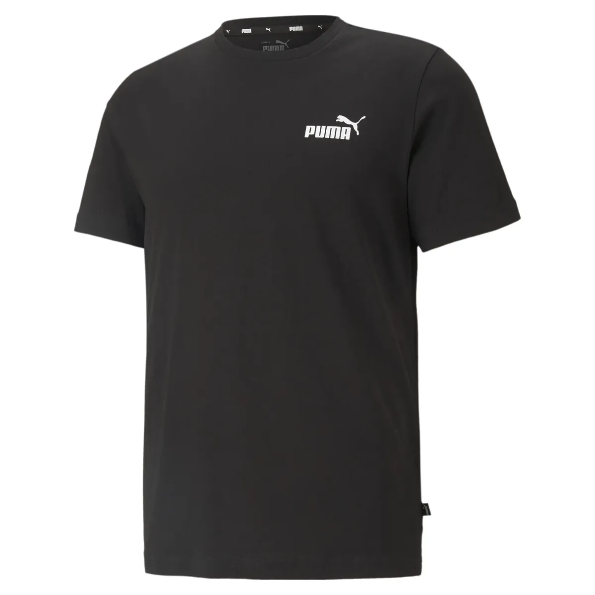 

Футболка PUMA "Мужская футболка с маленьким логотипом Essentials", черный
