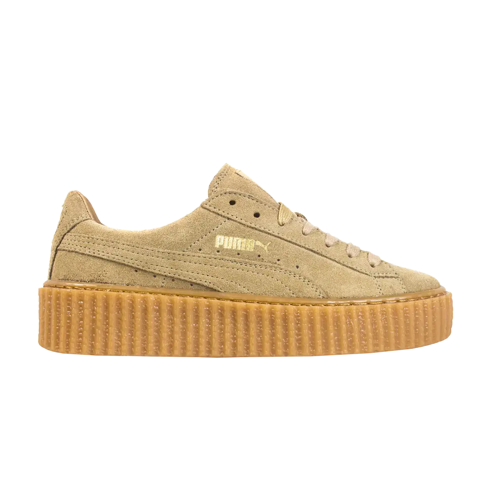 

Кроссовки Fenty x Suede Creeper Puma, желто-коричневый