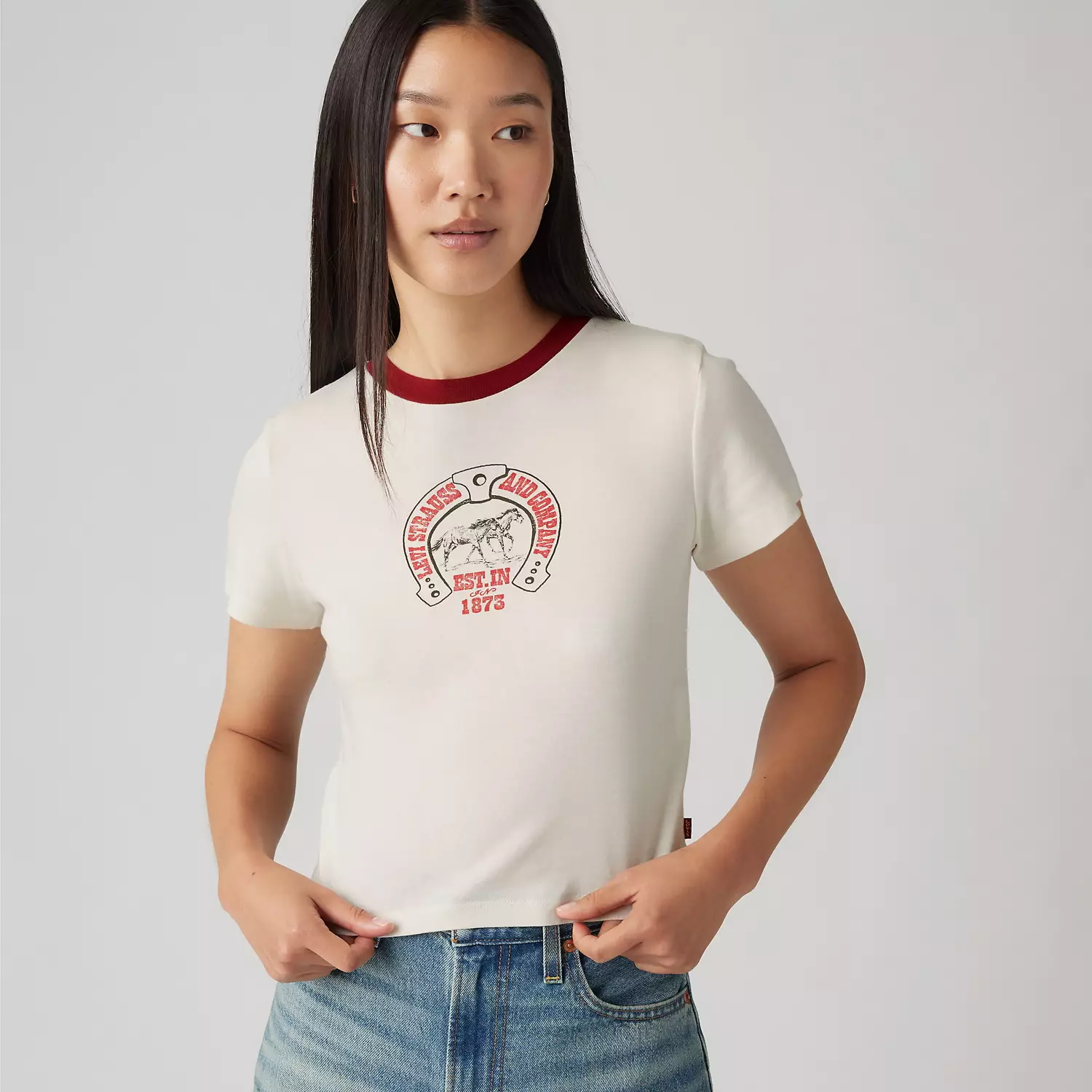

Футболка с графическим принтом Essential Sporty Levi's, цвет Sugar Swizzle - White