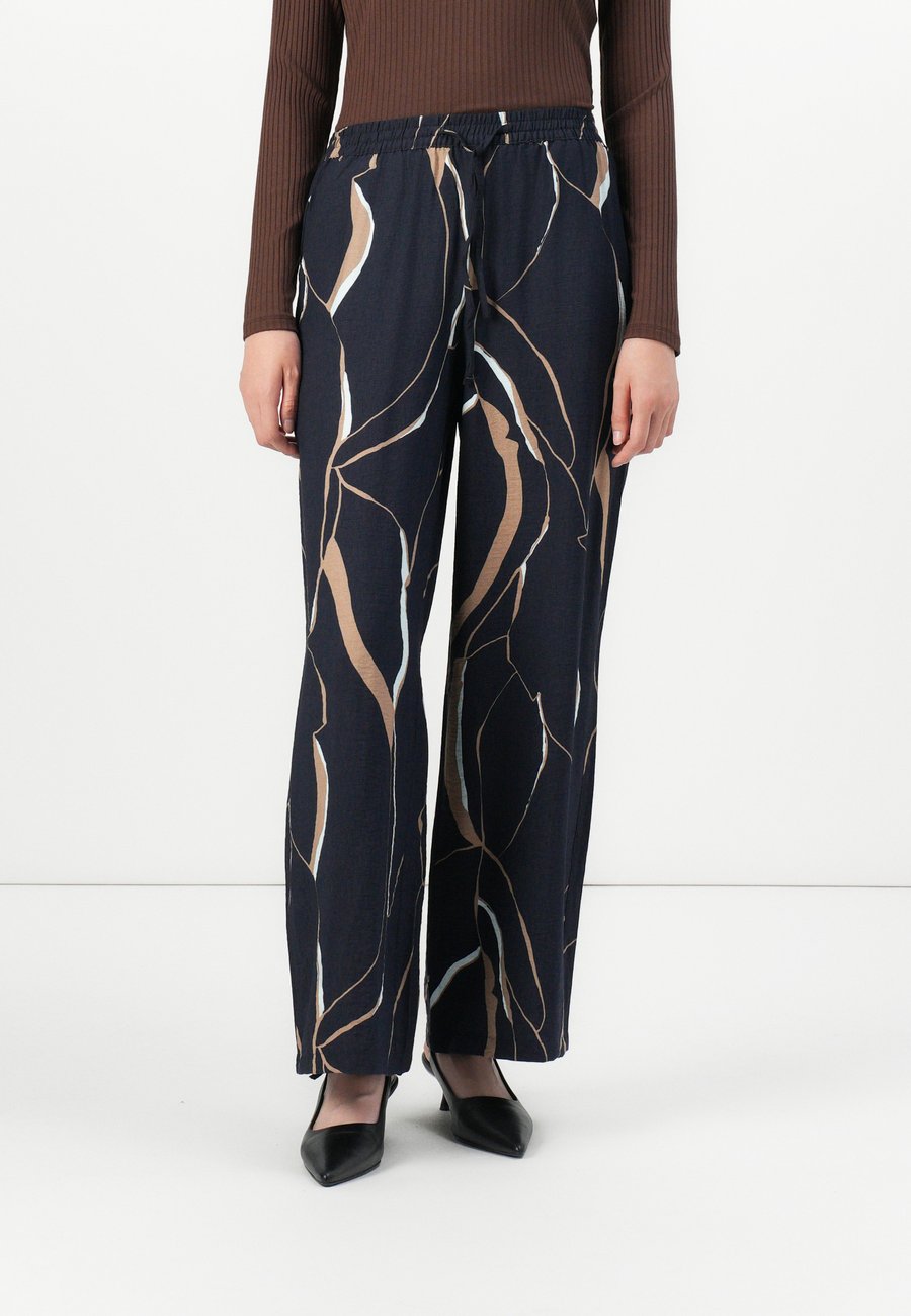 

Брюки JDY JDYPEPPER MW WIDE WVN DIA, Dark Sapphire/Dark Blue