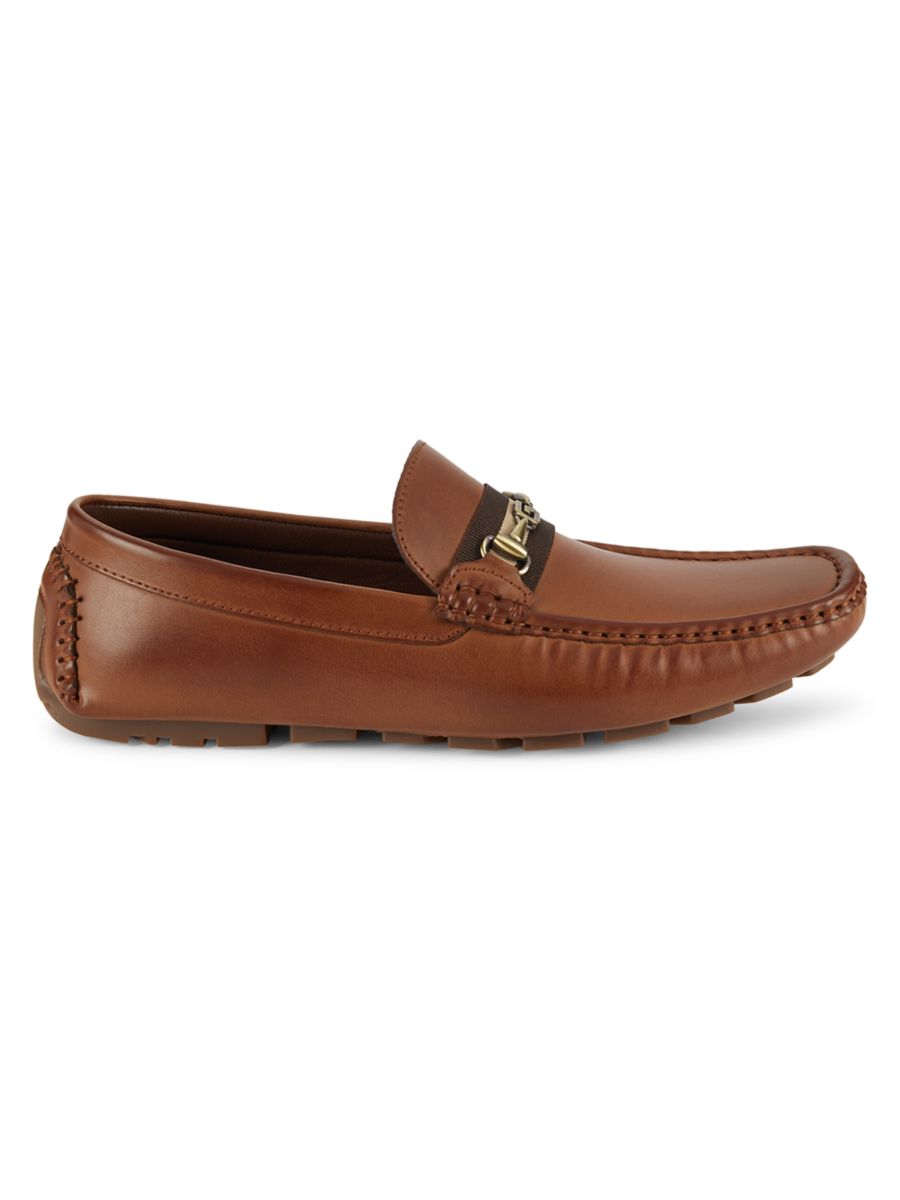 

Лоферы с логотипом Maarav Guess, цвет Medium Brown
