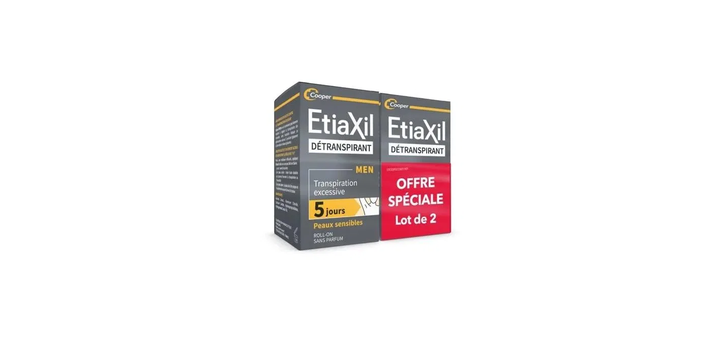 Мужской антиперспирант-ролик Etiaxil для чувствительной кожи 15 мл Etiaxil