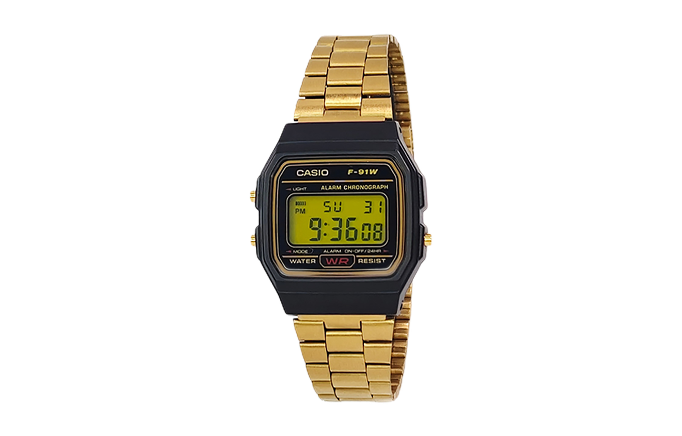 

CASIO Мужские часы Retrofit Series с кварцевым механизмом, стальной браслет, черный циферблат